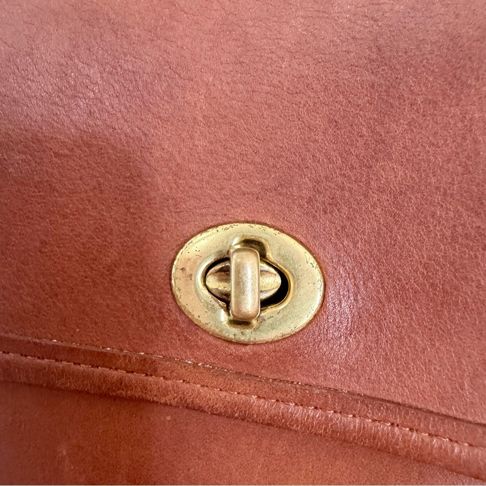 Vintage Coach “Scooter Bag” in British Tan — Style #9893 — AS IS - Picture 3 of 16